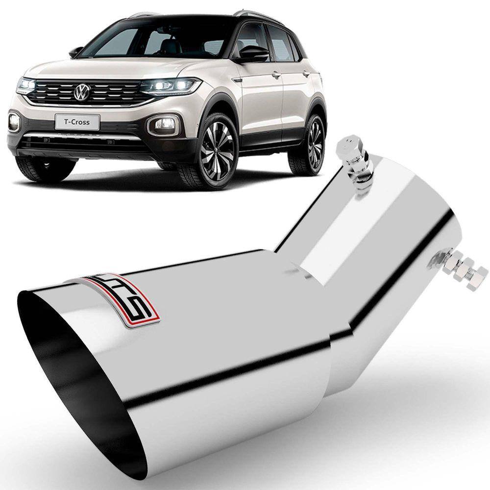 Ponteira De Escapamento Volkswagen T-Cross 2019 Até 2023