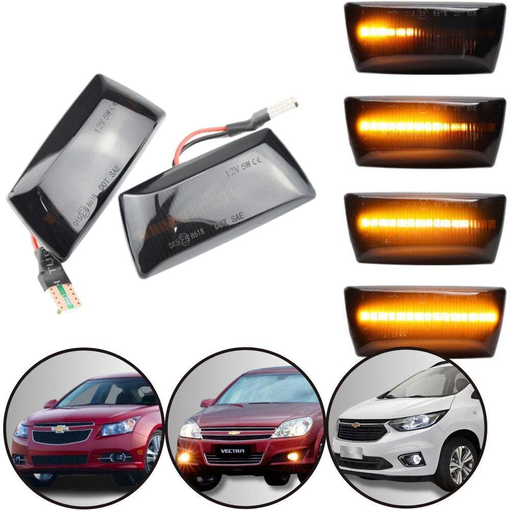 Kit Seta Pisca Sequencial Gm Chevrolet Cruze Cobalt Sonic