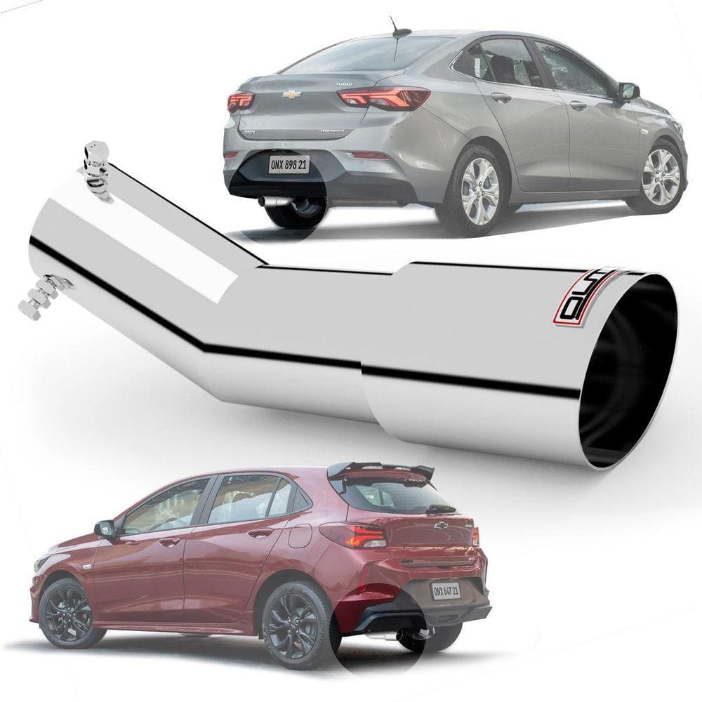 Ponteira De Escapamento Esportivo Outs Onix 2020 Outs Parts
