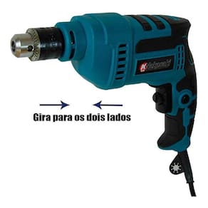 Furadeira Impacto 750w 220v Importway Azul/Preto