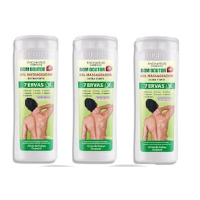Kit 3 Géis Massageador 7 Ervas  Para Dor