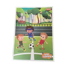2Un Cadernos Brochura Básico Capa Flexível 27,5X20Cm 80Fls
