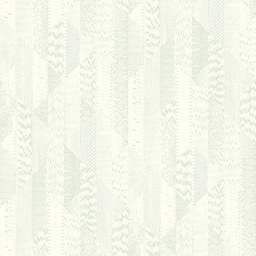 Papel Parede Importado Geométrico Creme- Rolo 10 X0,53Mts.