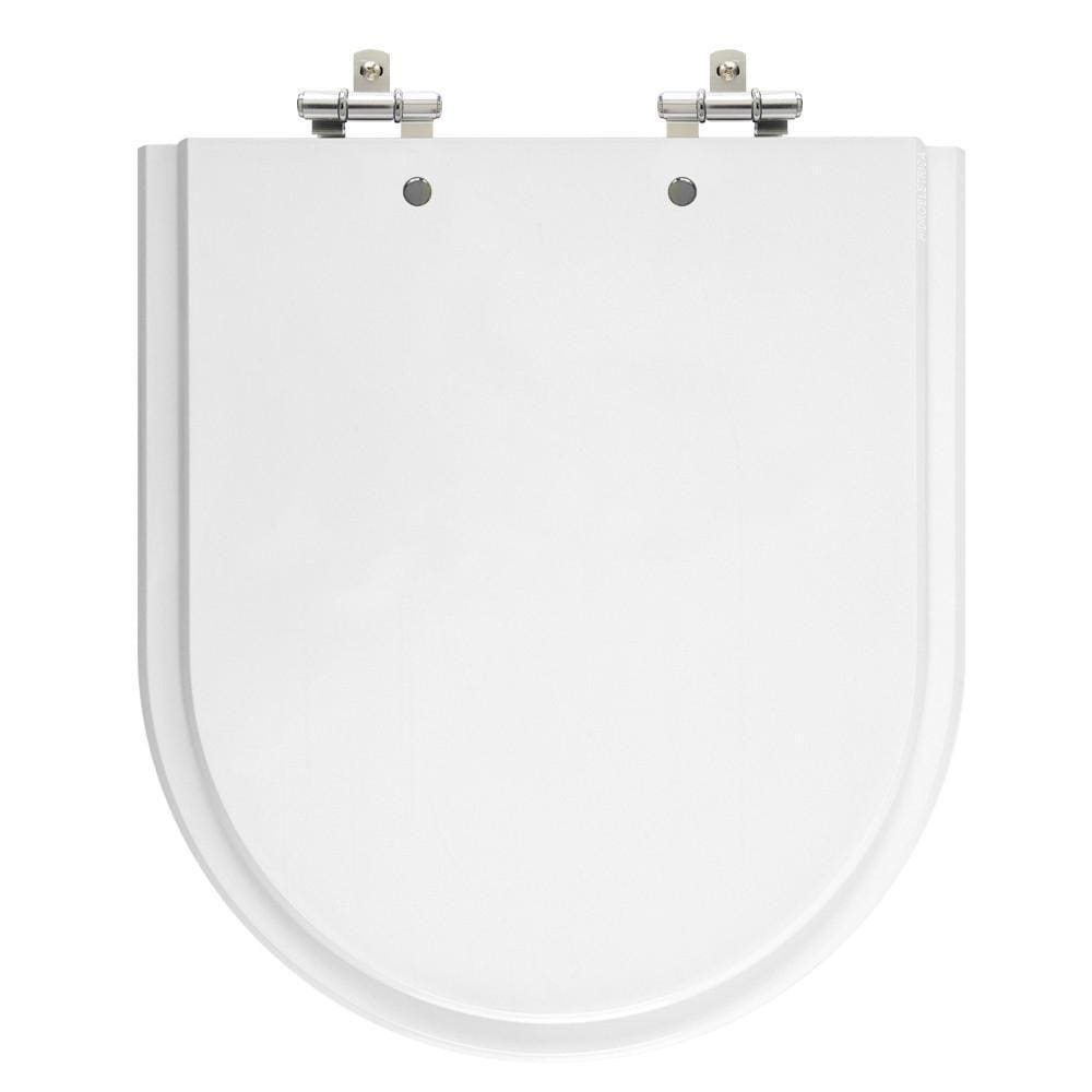 Assento Poliéster Laminado Riviera Branco Para Bacia Celite