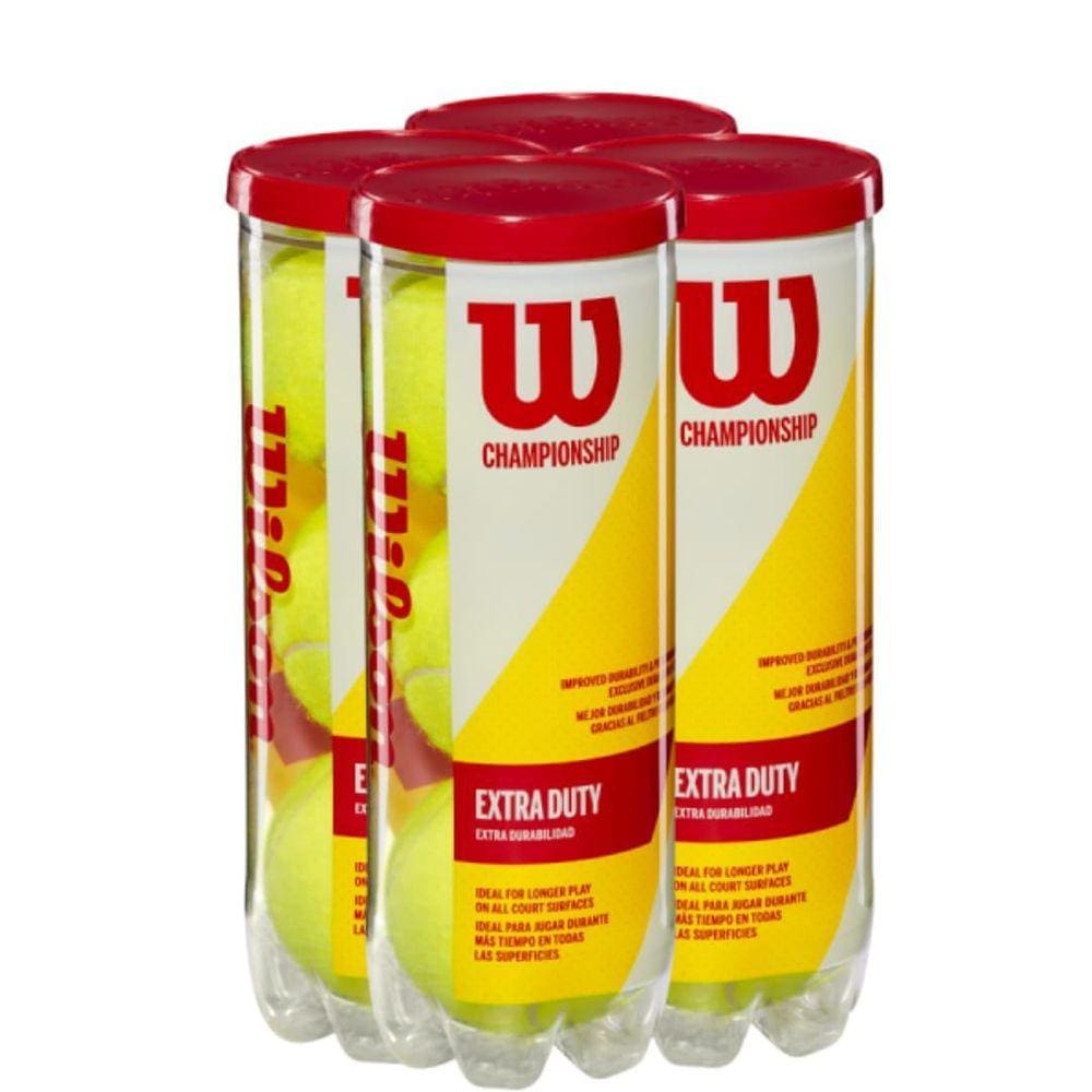 Bola De Tênis Wilson Championship Pack C/4 Tubos