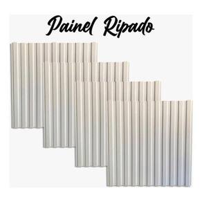 24 Placas 3D Parede Painel Ripado Revestimento Pvc