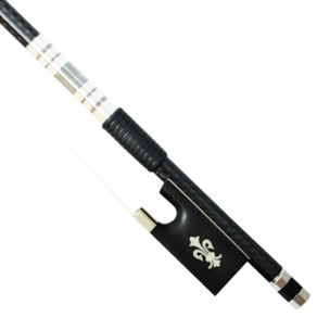 Arco Profissional Fibra De Carbono Para Violino 4/4 Ébano