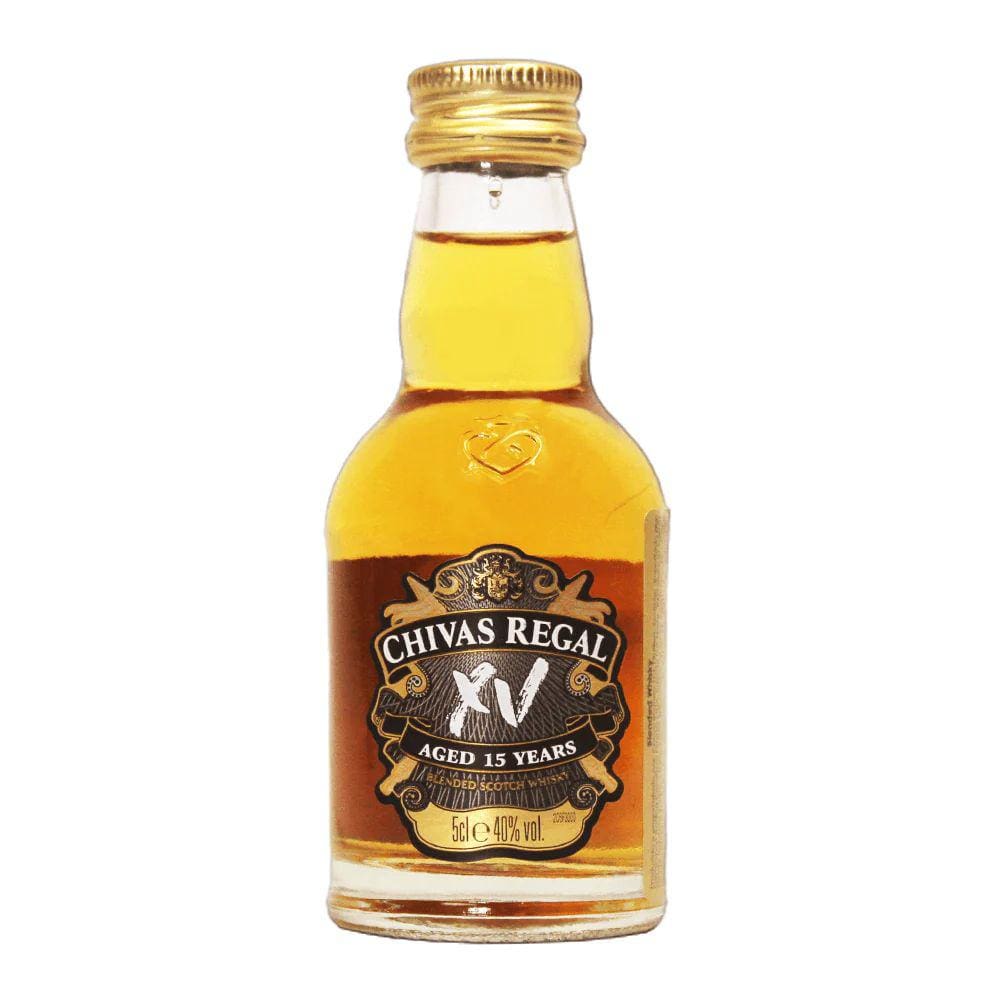 Whisky Chivas Regal 15 anos 50ml - Vidro