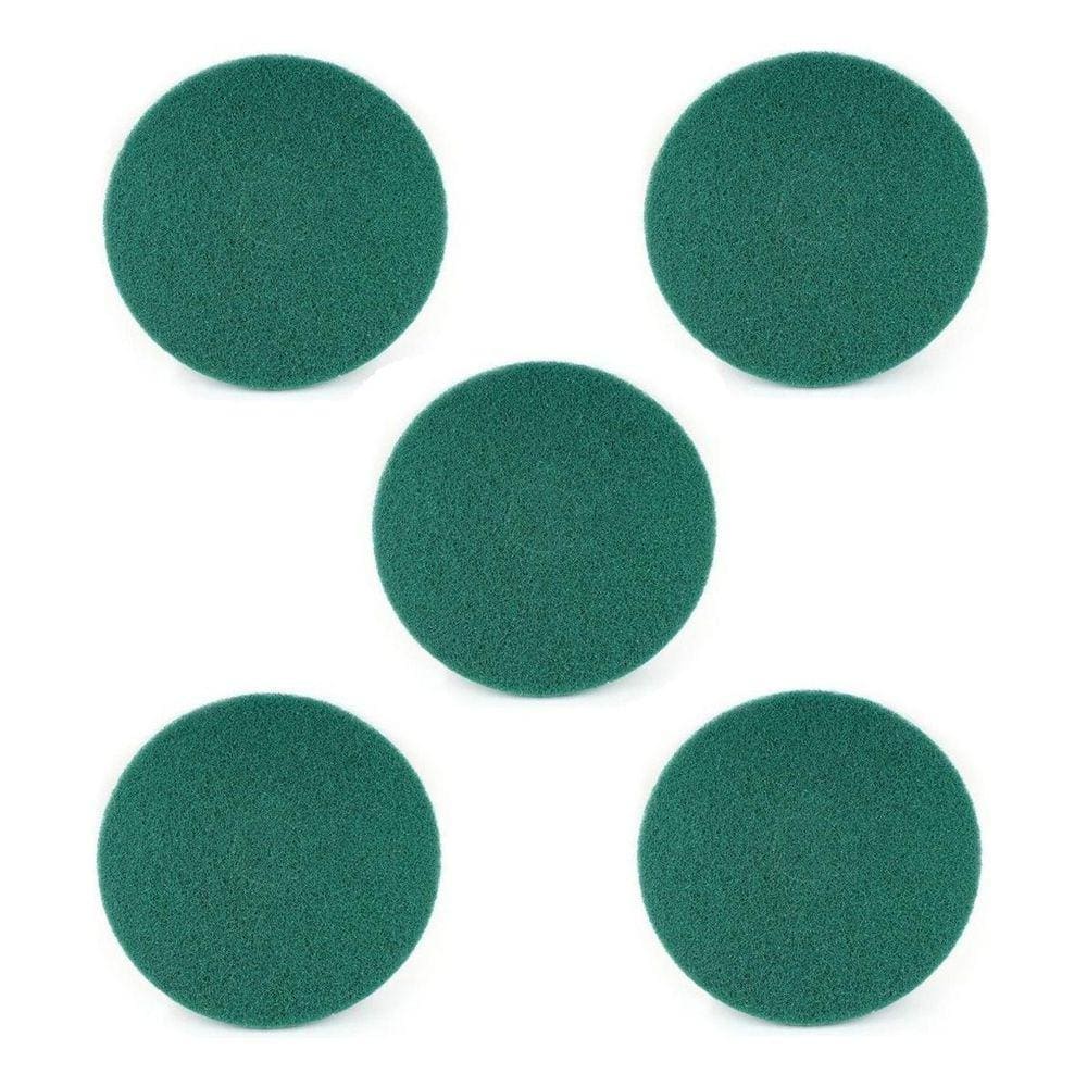 5 Disco British Verde 350Mm Enceradeira Para Limpeza Piso