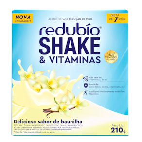 Redubio Shake Sabor Baunilha 210g - Kit c/ 4 und