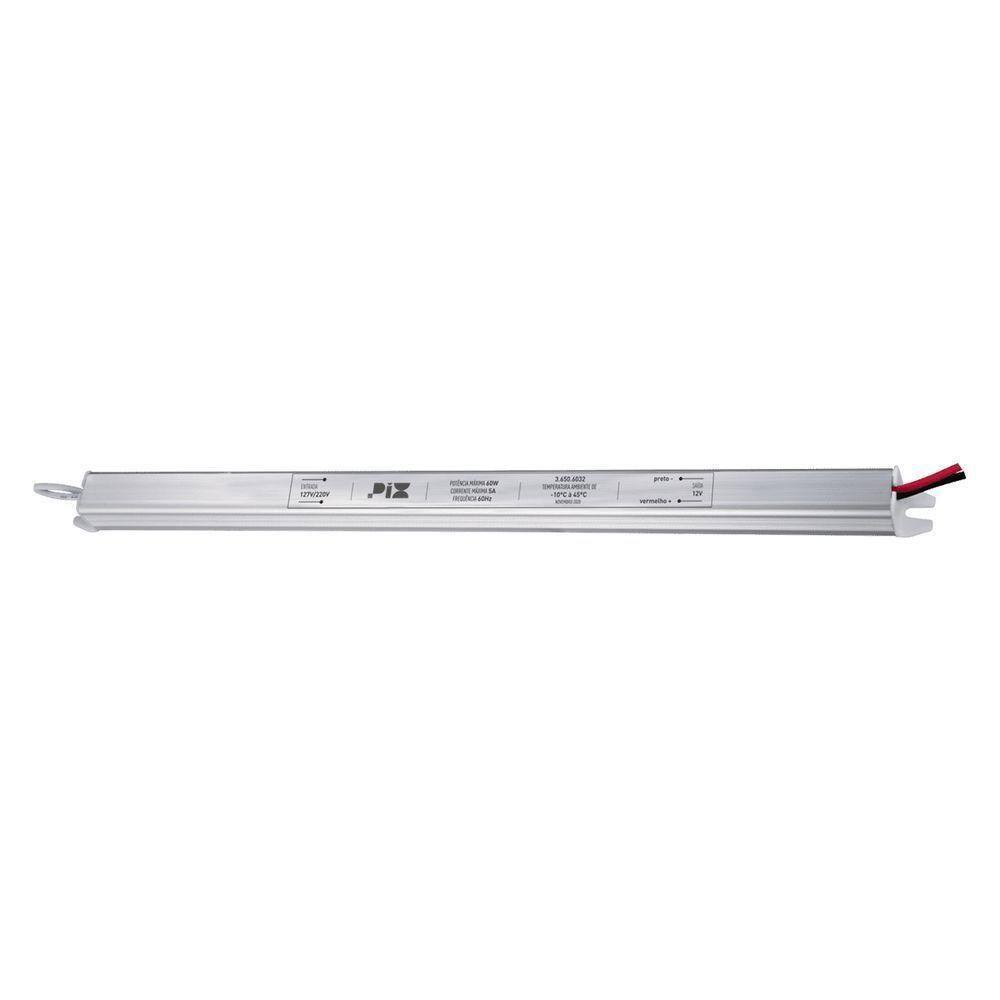 Driver Slim 60w 12v 5a Bivolt