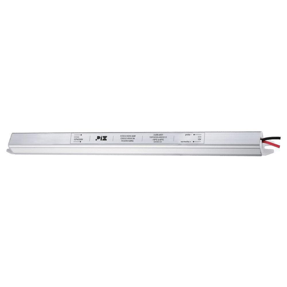 Driver Slim 36w 12v 3a Bivolt