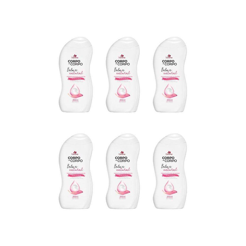 Hidratante Corporal Davene Corpo A Corpo 200Ml Nat-Kit C/6Un