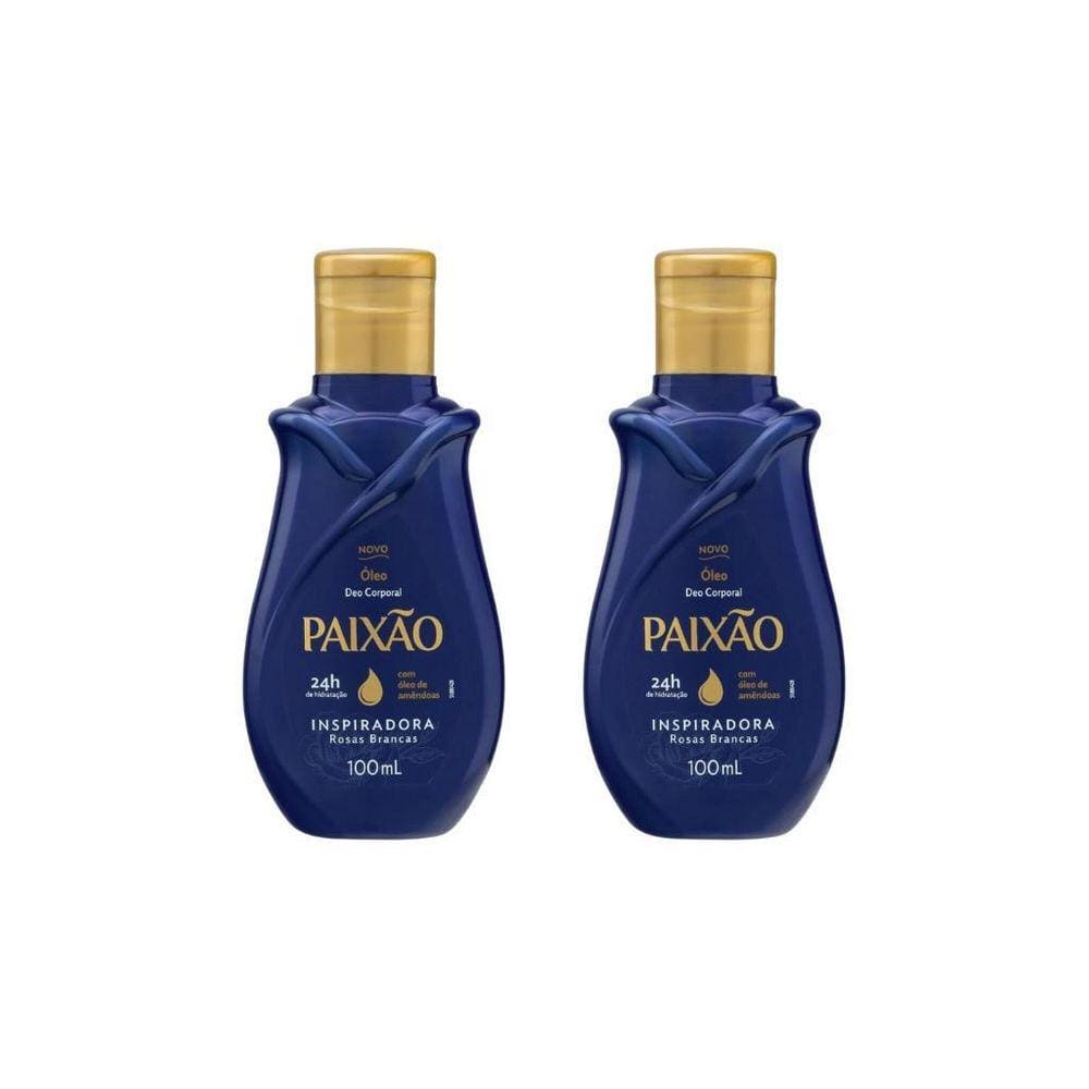 Oleo Corporal Paixao 100Ml Inspiradora-Kit C/2Un