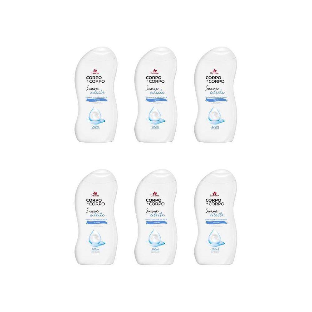 Hidratante Corporal Davene Corpo A Corpo 200Ml Sv-Kit C/6Un