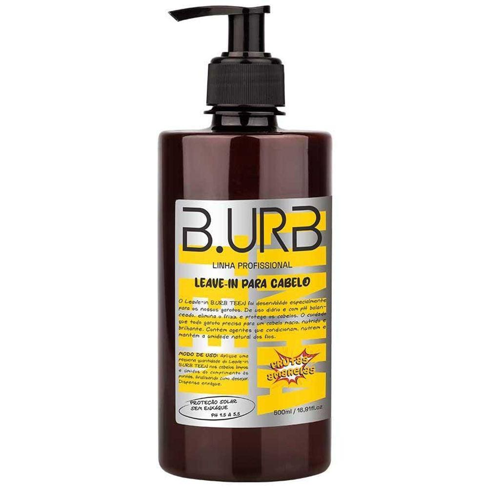 Leave-In Para Cabelo Teen Frutas Amarelas 500Ml Barba Urbana