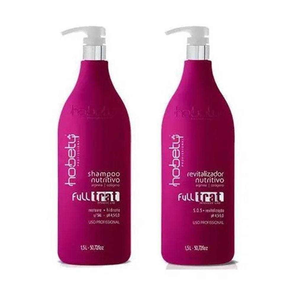 Hobety Full Trat Shampoo E Revitalizador Nutritivo 1,5L