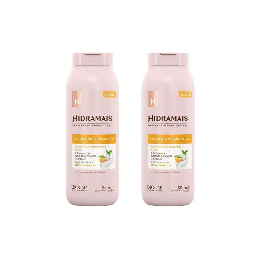 Hidratante Corporal Hidramais 500Ml Flor Laranja - Kit C/2Un