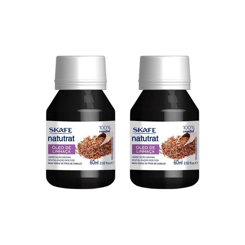Oleo Capilar Skafe Natutrat Linhaca 60Ml-Kit C/2Un