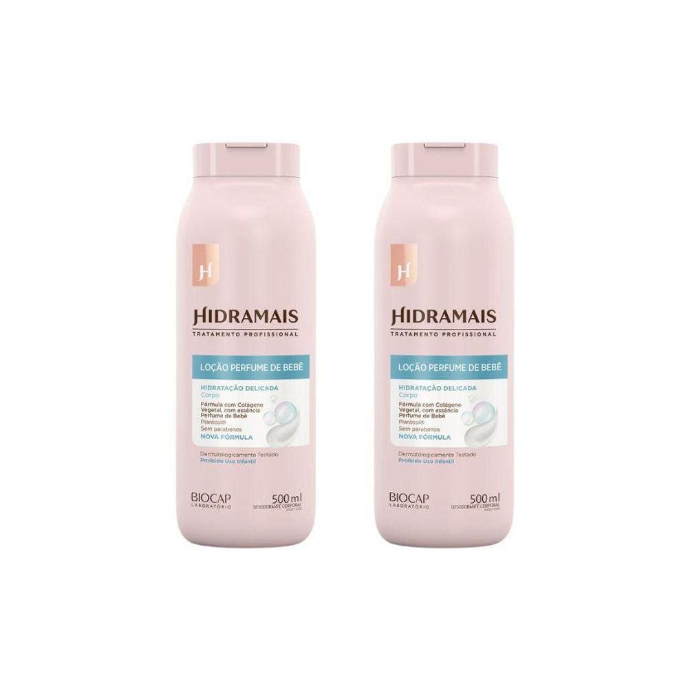 Hidratante Corporal Hidramais 500Ml Perfume De Bebe-Kit 2Un