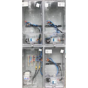 Caixa De Luz Enel Para 3 Medidores Cabo 25Mm Visor Lateral