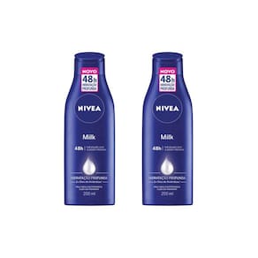 Hidratante Corporal Nivea 200Ml Milk Extra Seca - Kit 2Un