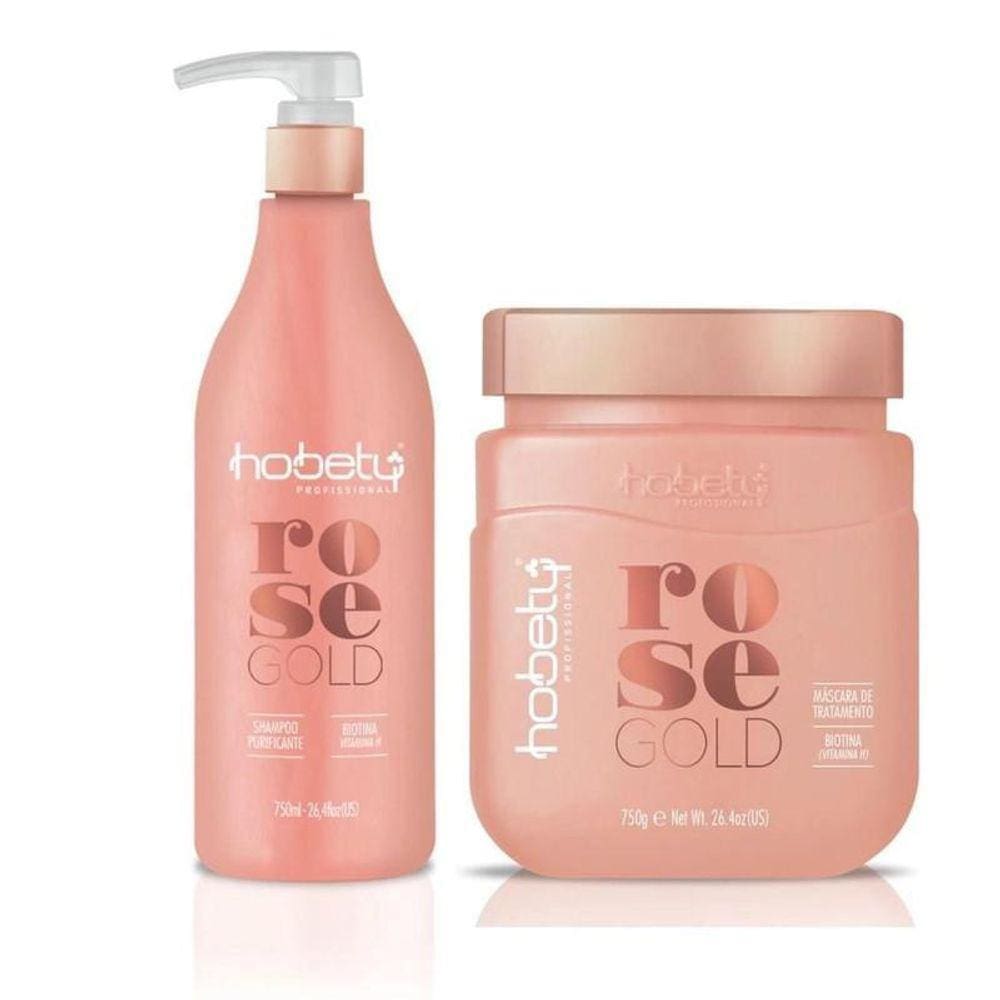 Hobety Kit Rose Gold Profissional