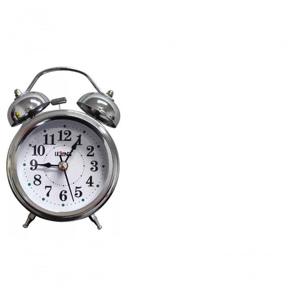 Relógio Retro Analógico Com Alarme