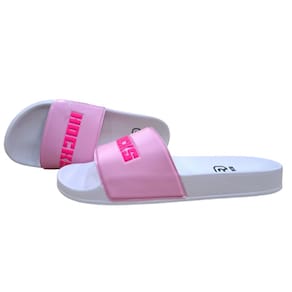 Chinelo Slide Hocks White Pink