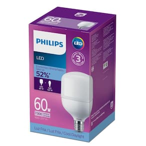 Lâmpada Led Philips alta potência 60W BR fria 6500K BV E40