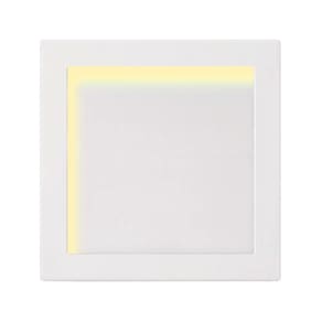 Plafon sobrepor Philips quadrado 12W amarela 3000K BV 17x17