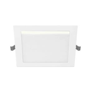 Plafon embutir Philips quadrado 12W branca 4000K BV 17x17