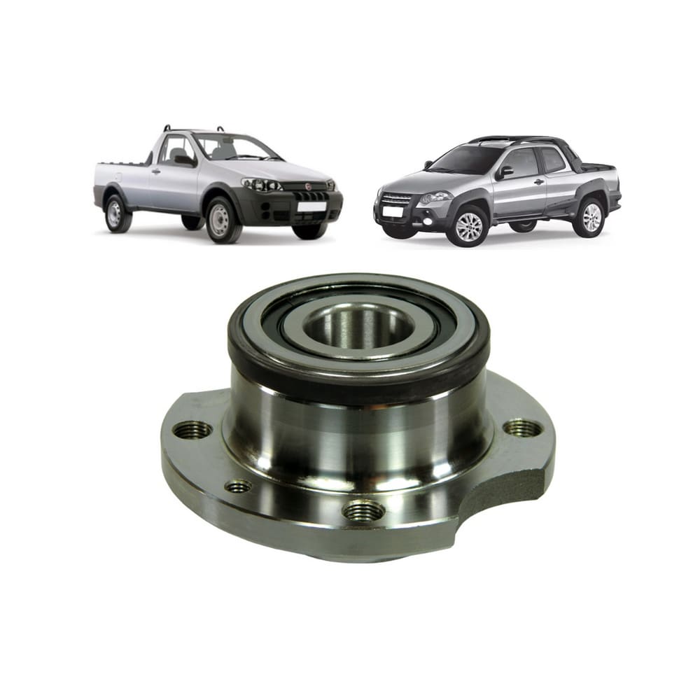Cubo Roda Traseiro C/ Rolamento Nakata Strada 1.6 16V 2000 A 2012