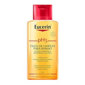 pH5 Eucerin Óleo de Limpeza para Banho Pele Sensível e Seca