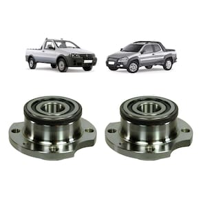 Par Cubo Roda Traseiro Esquerdo+Direito Com Rolamento Nakata Strada 1.4 2009 A 2015