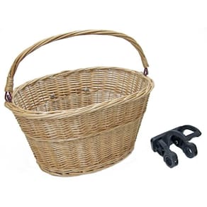 Cesta Cestinha de Vime para Bicicleta Retrô Vintage com Engate Universal Midori