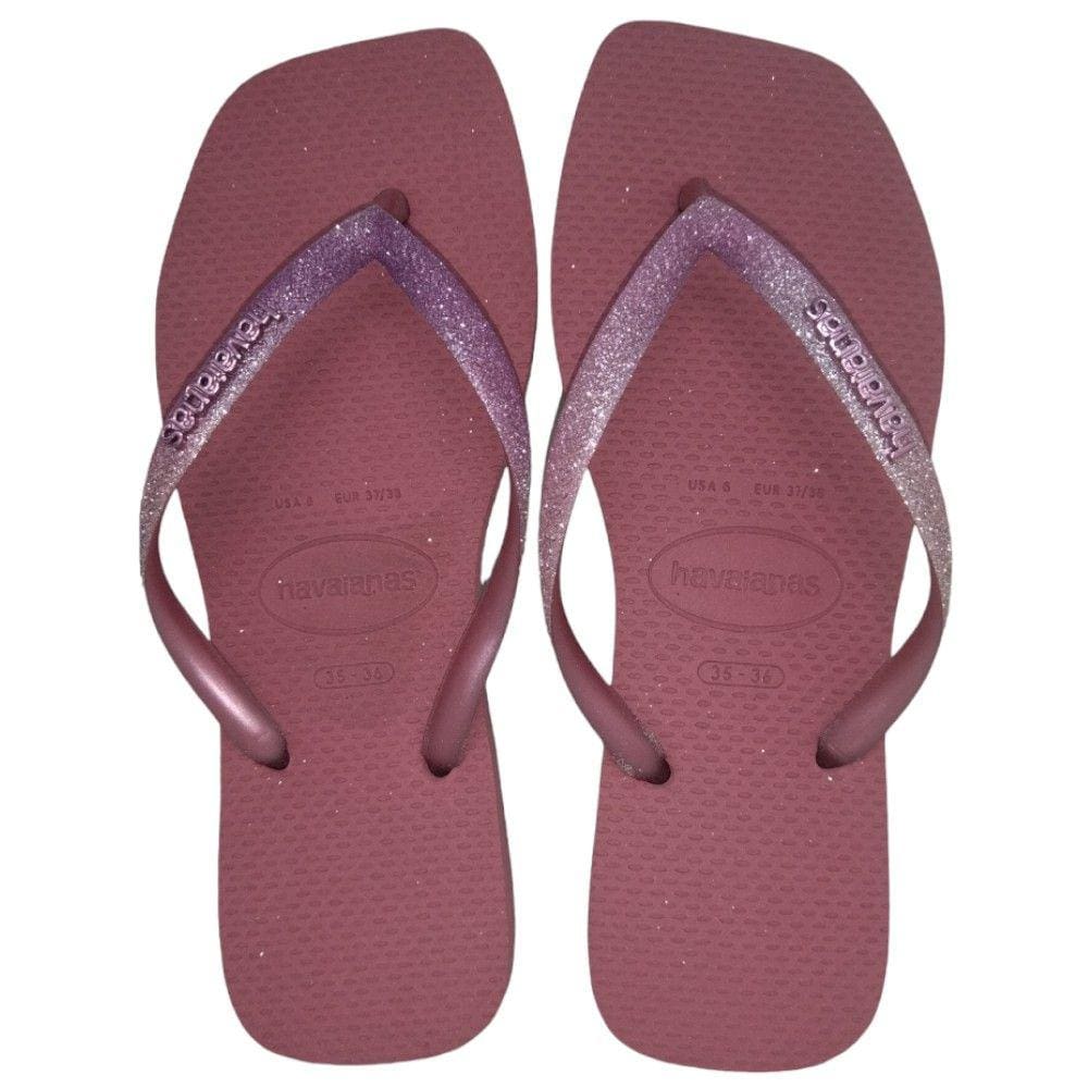 Chinelo Feminino Havaianas Slim Square GLT