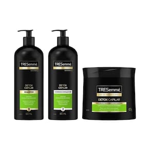 Kit Shampoo Tresemme Detox 650Ml+Cond 650Ml + Mascara Detox