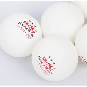 Kit com 10un de Bola de Tênis de Mesa/PingPongDOUBLE FISH V40+ APROVADO ITTF