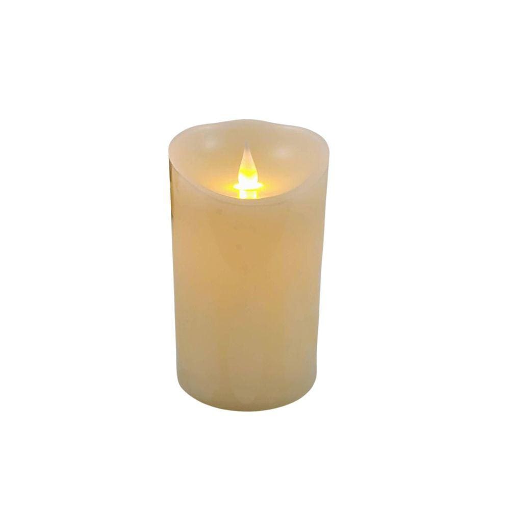 Vela De Led Flame Chama Viva 15X9Cm Decoração