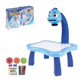 Mesa Projetora De Desenho Kids Menino Com Som - Art Brink