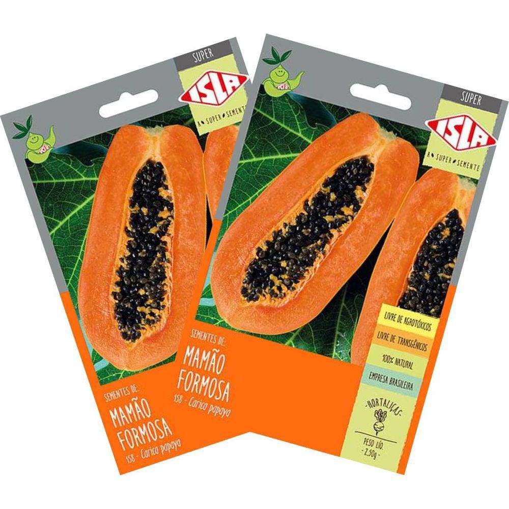 2X Sementes de Mamão Formosa Sunrise Super ISLA