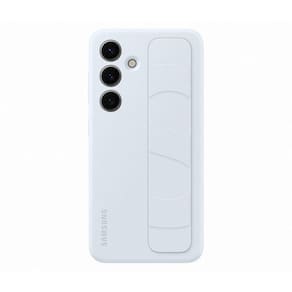 Capa Protetora Silicone com Cinta Galaxy S24 - Azul Claro