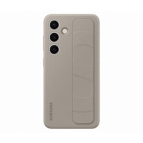 Capa Protetora Silicone com Cinta Galaxy S24 - Cinza