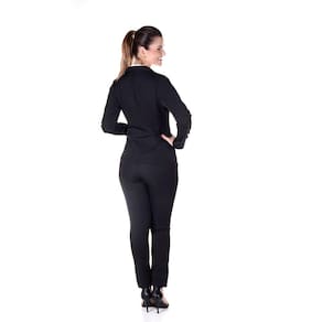 Blazer Feminino Uniforme Social Manga Longa de Two Way - Preto