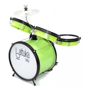 Bateria Batuka Infantil Baby Verde Bumbo 10 Luen