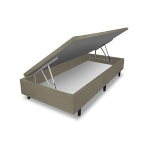 Base Box Baú Italian Al Solteiro Yescasa Provença Bege