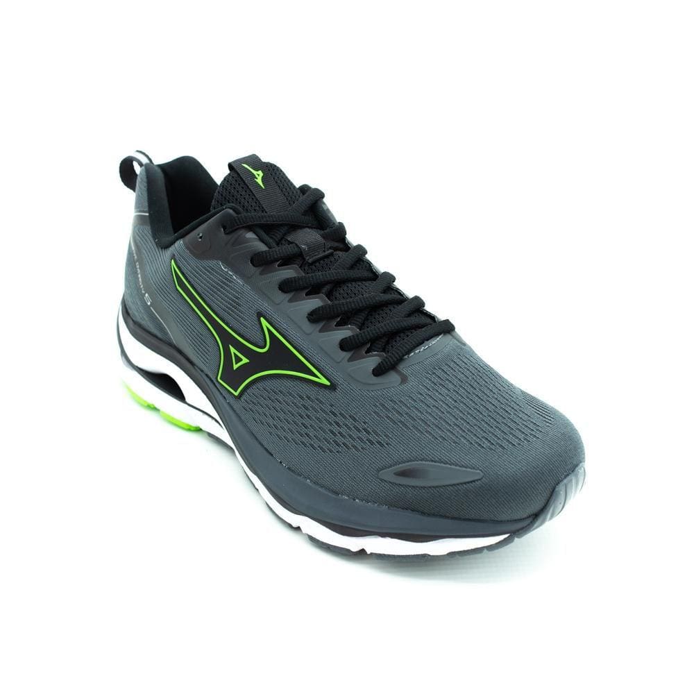 Mizuno wave prophecy 9 cinza e verde promocao Pontofrio