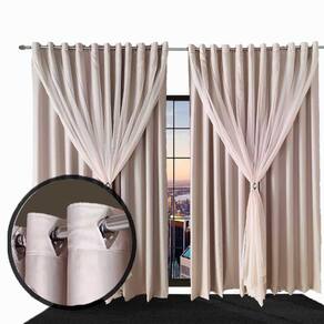 cortina para apartamento varao Ana 5,00 x 2,40 preto