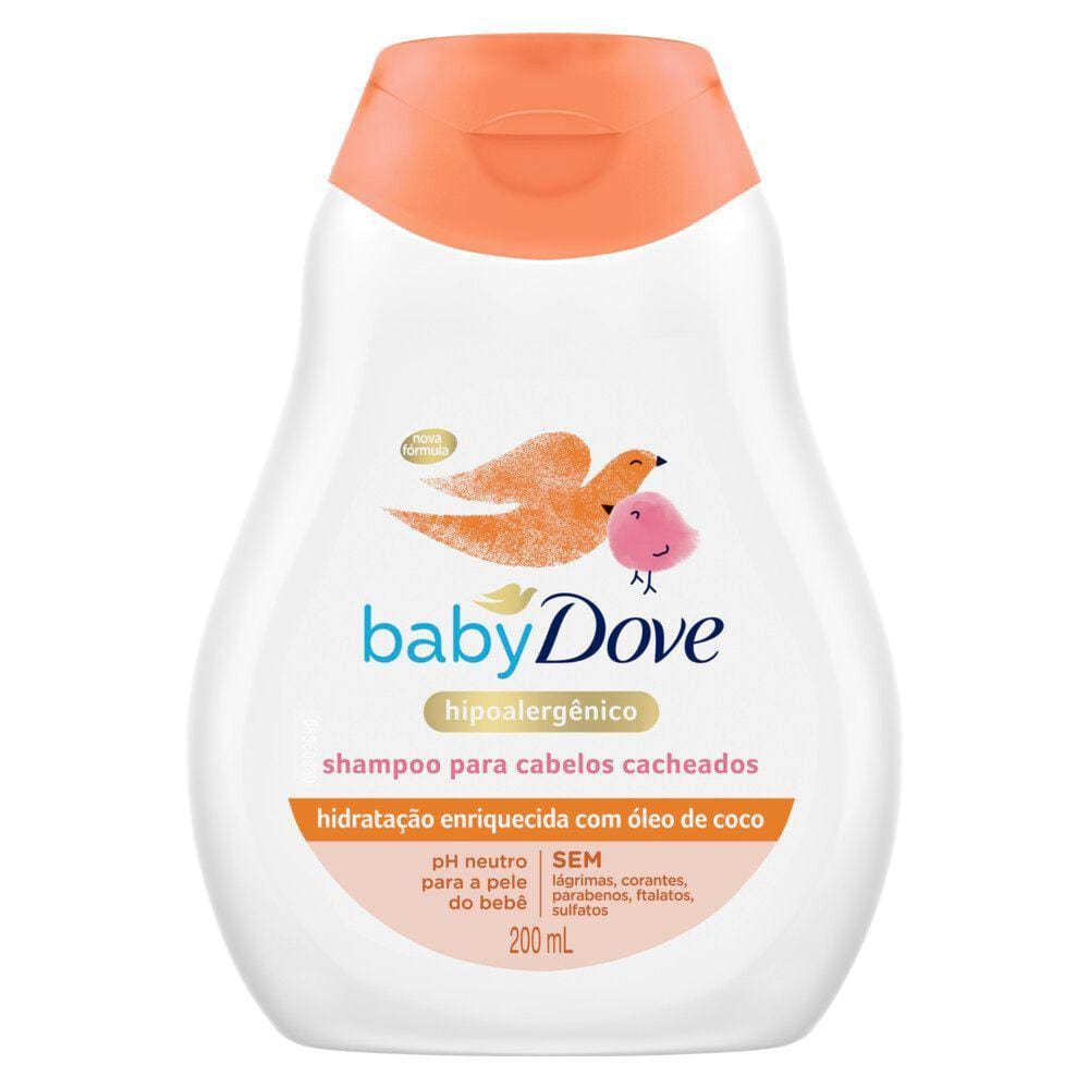 Shampoo Dove Baby Hidratação Enriquecida Cabelos Cacheados